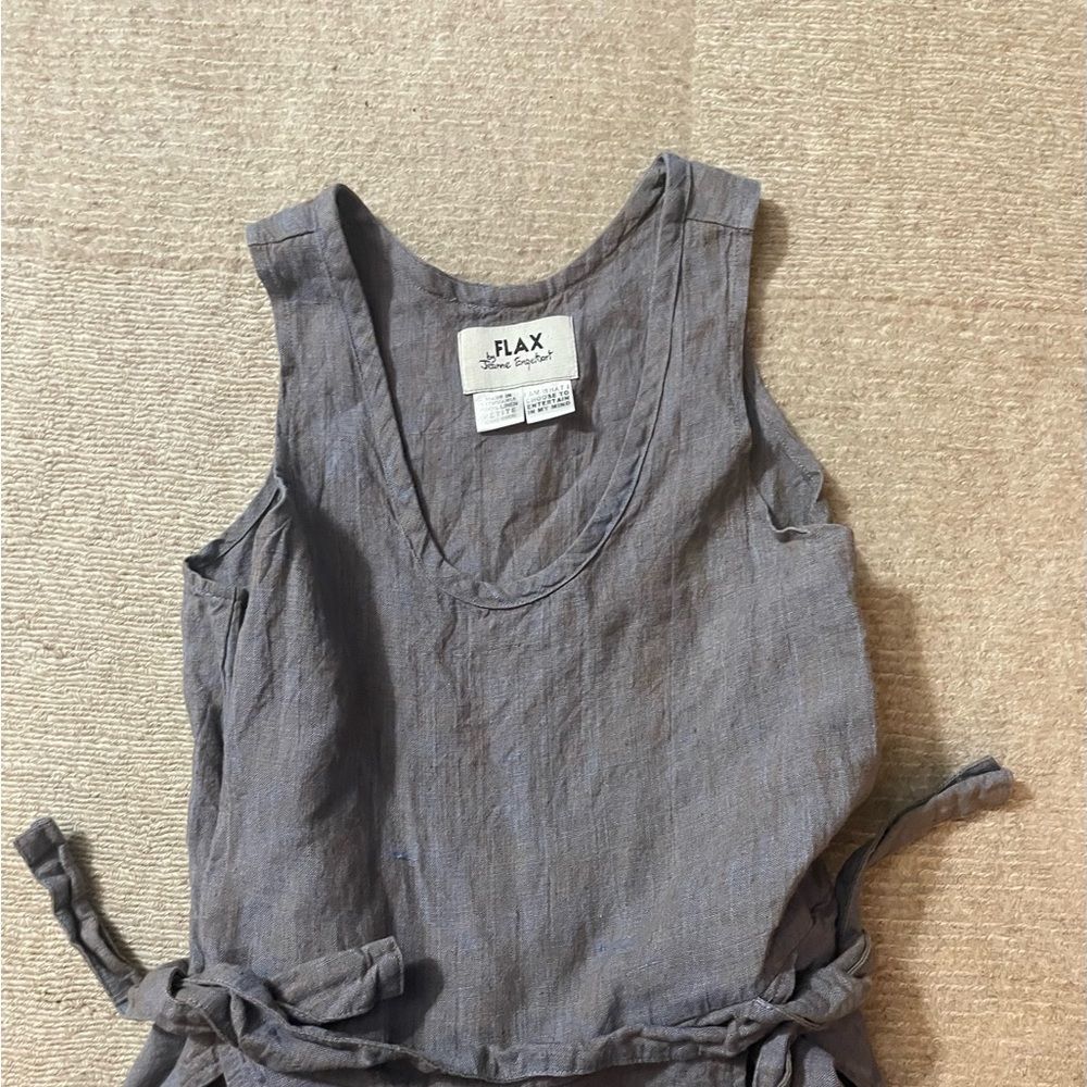 FLAX 100% Linen Maxi Dress